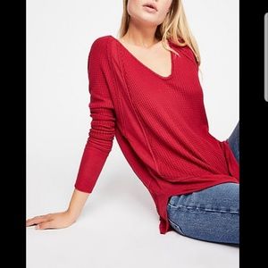 We the free | Catalina distressed long sleeve top